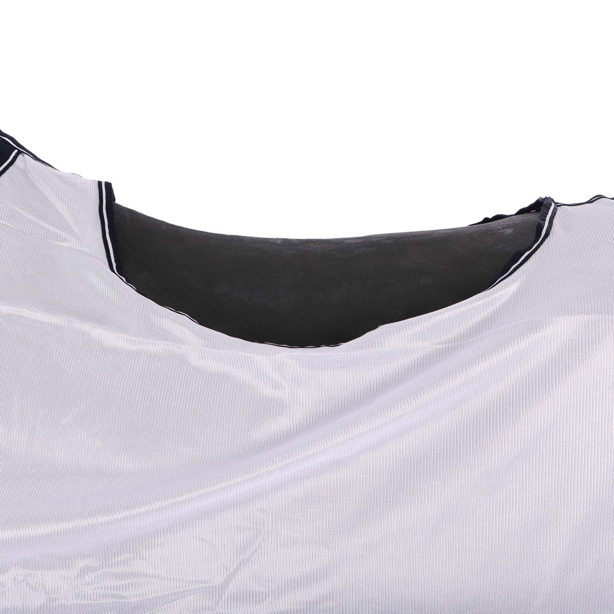 HORKA Couverture Anti-Mouches Mesh Fixe Cou Blanc