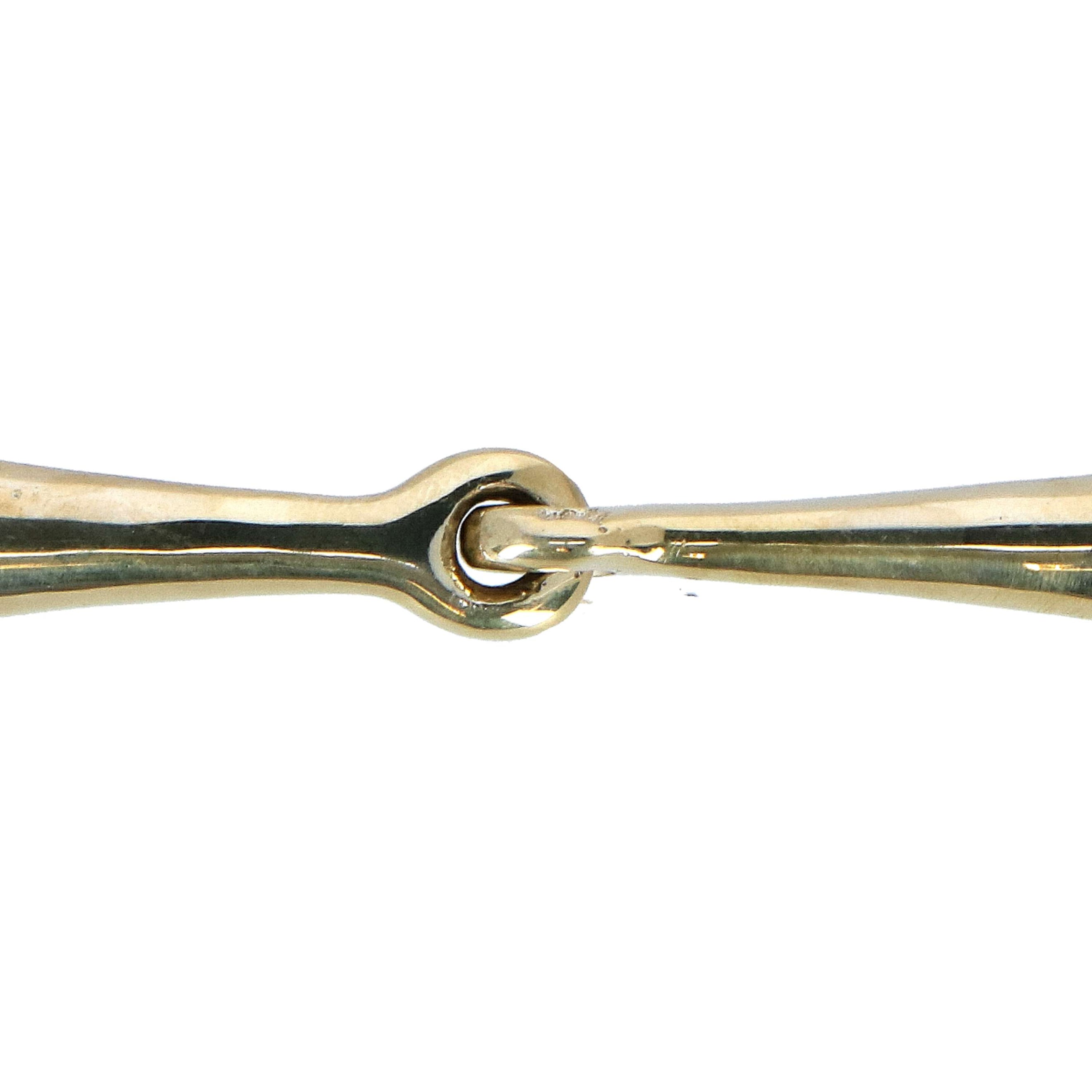 HORKA Mors à Olive Massif 18mm Latation doré HORKA Mors à Olive Massif 18mm Latation doré