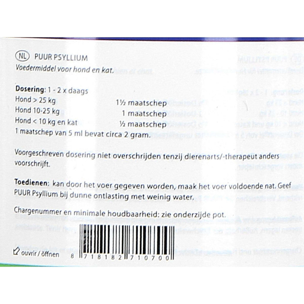 PUUR Psyllium Chien et Chat