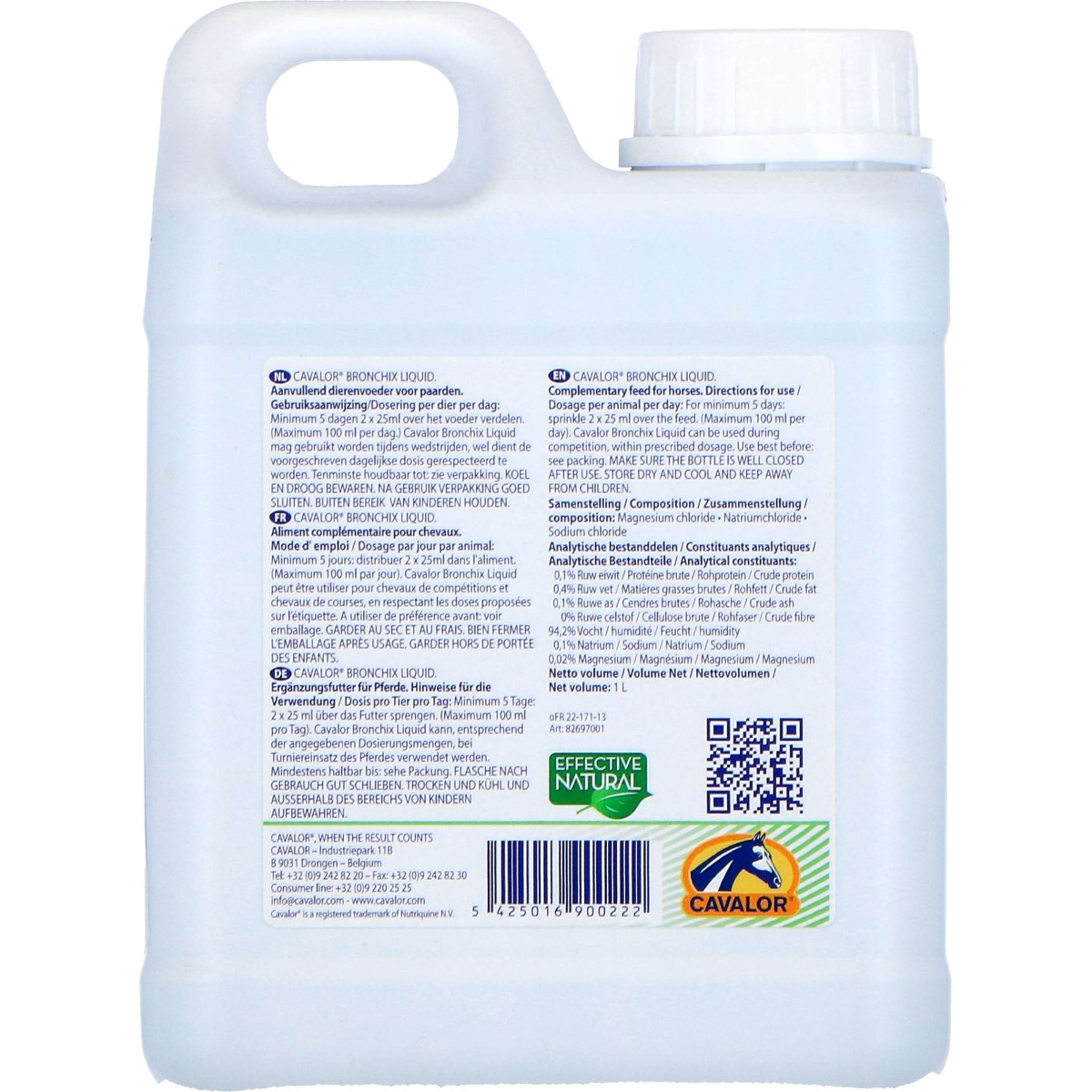 Cavalor Soutien du Système Respiratoire Bronchix Liq