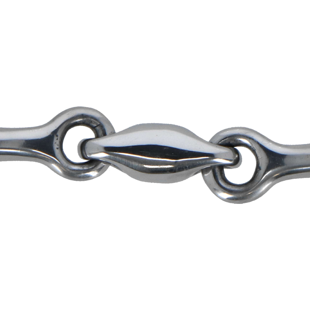 HORKA Mors de Filet Double Brisure 14mm Acier inoxydable
