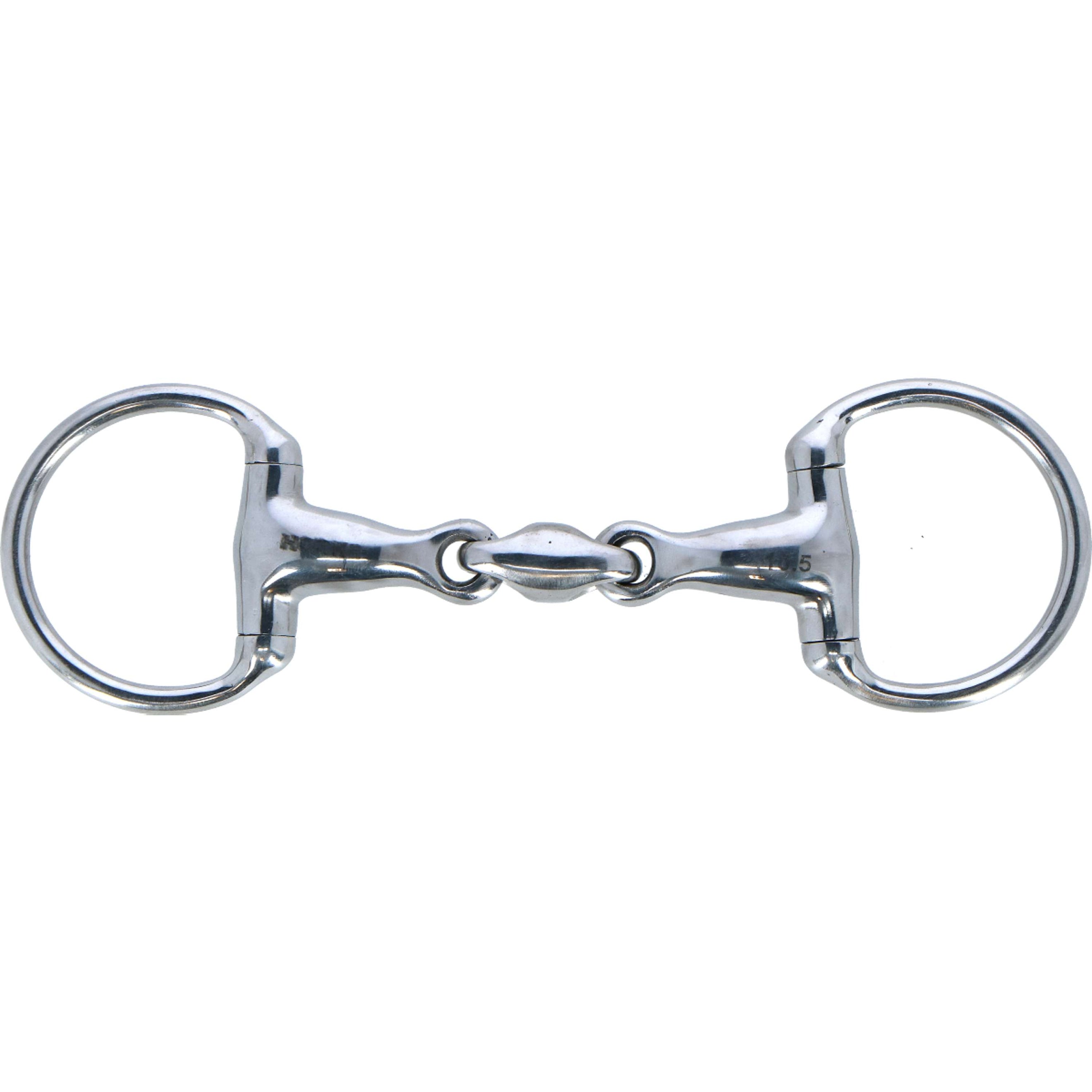 HORKA Mors à Olive Double Brisure Acier Inoxydable 18mm Acier inoxydable