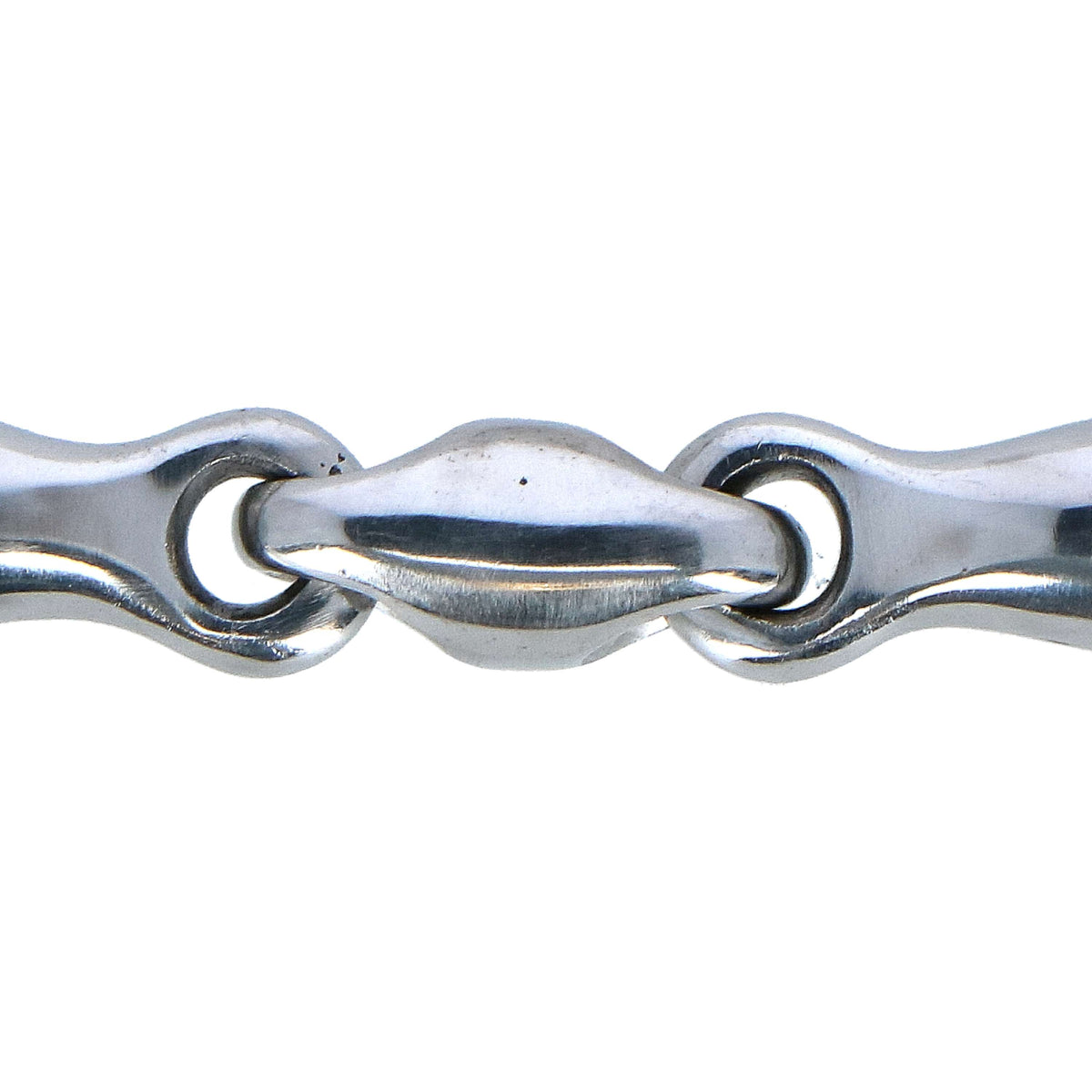 HORKA Mors à Olive Double Brisure Acier Inoxydable 18mm Acier inoxydable