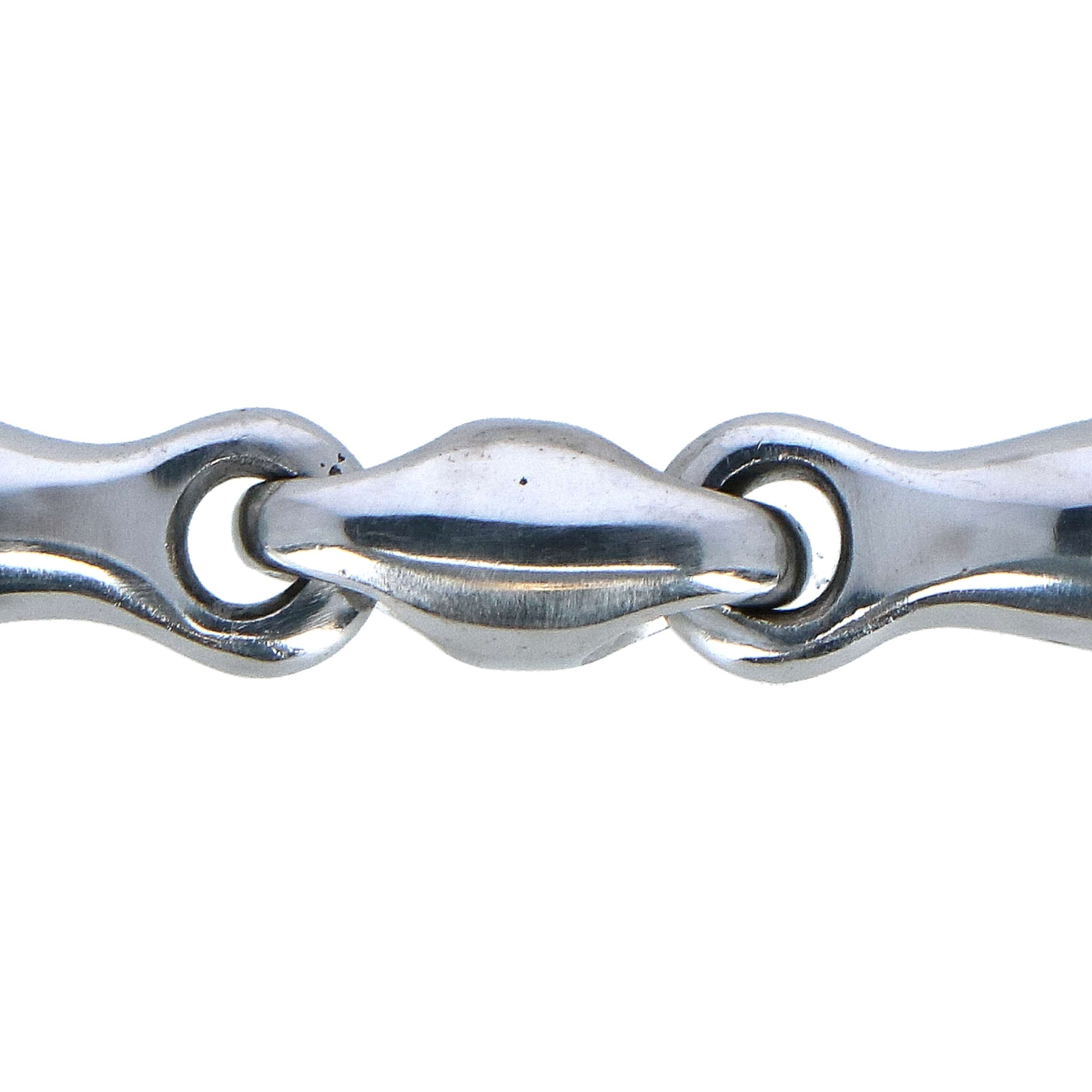 HORKA Mors à Olive Double Brisure Acier Inoxydable 18mm Acier inoxydable