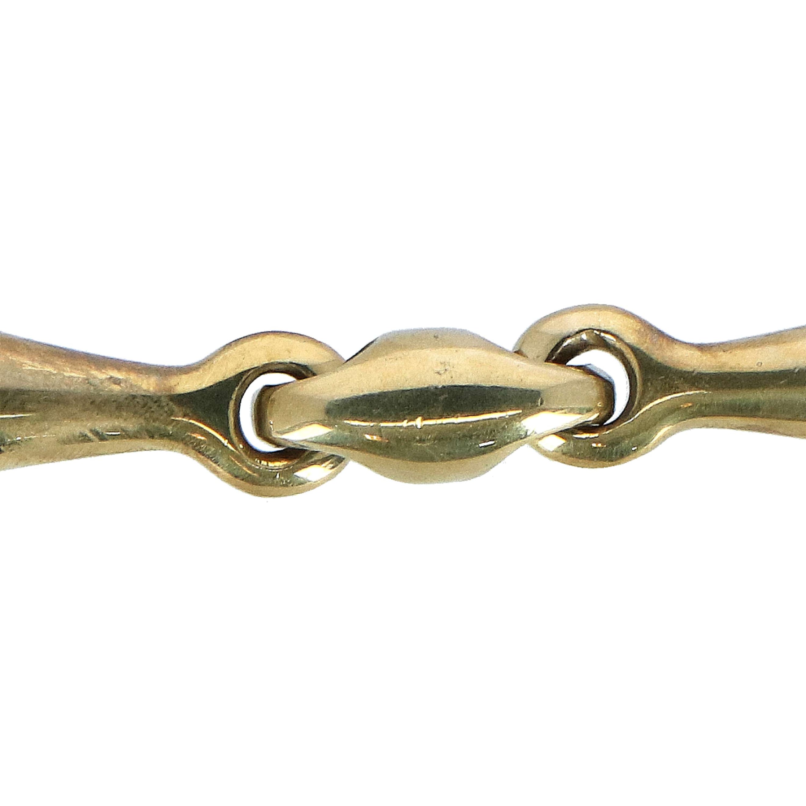 HORKA Mors à Olive Double Brisure 14mm Latation doré