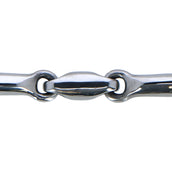 HORKA Mors de Filet Double Brisure 16mm Acier inoxydable