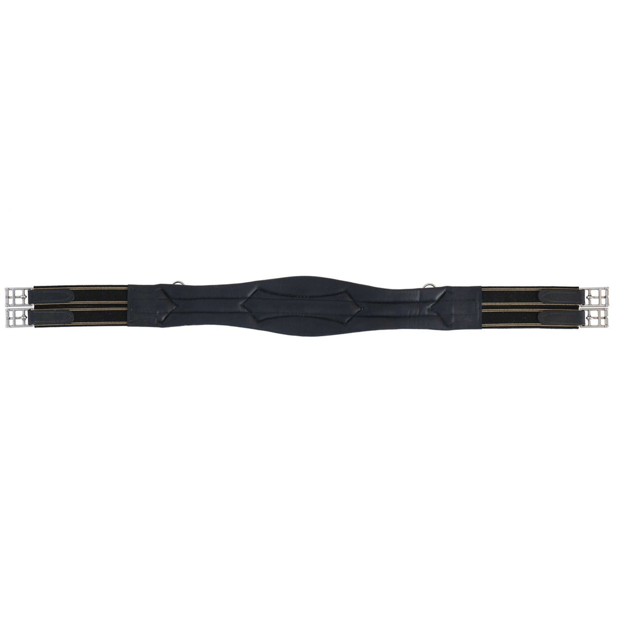 HORKA Sangle Polyvalente Cuir Noir/Argent