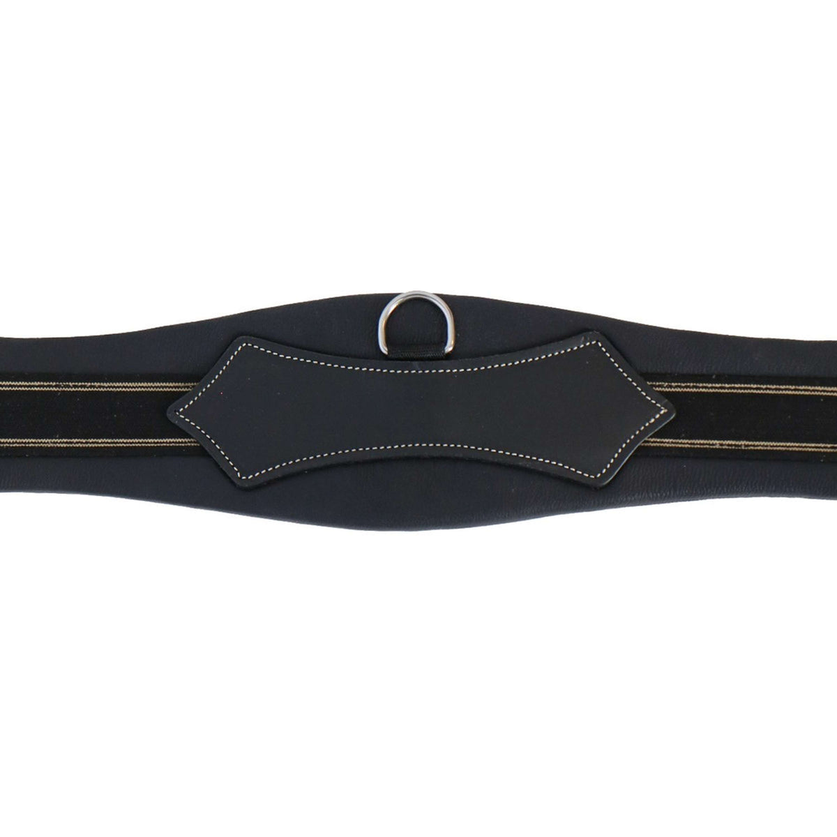 HORKA Sangle Polyvalente Cuir Noir/Argent