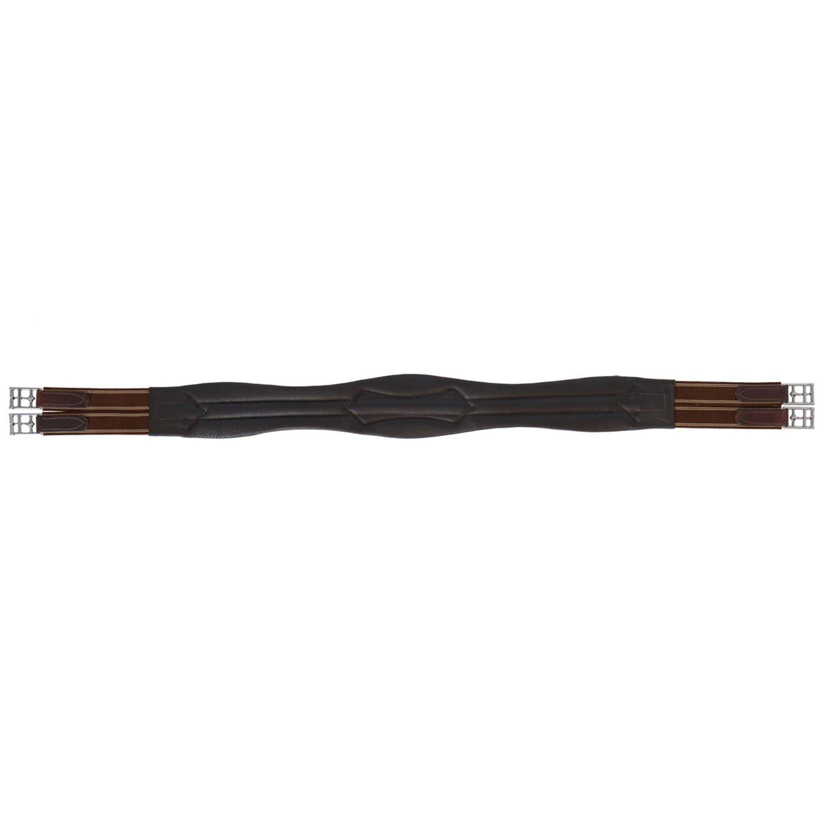 HORKA Sangle Polyvalente Cuir Marron/Argent