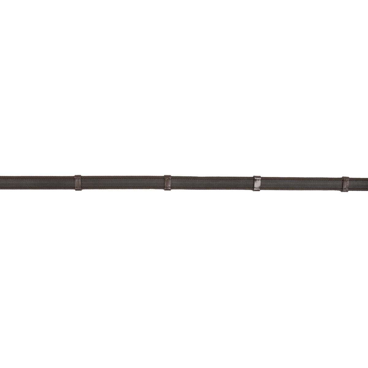 HKM Rênes Alterné avec Caoutchouc Marron