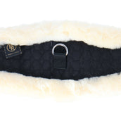 BR Sangle Eclipse Rond avec Sheepskin Noir