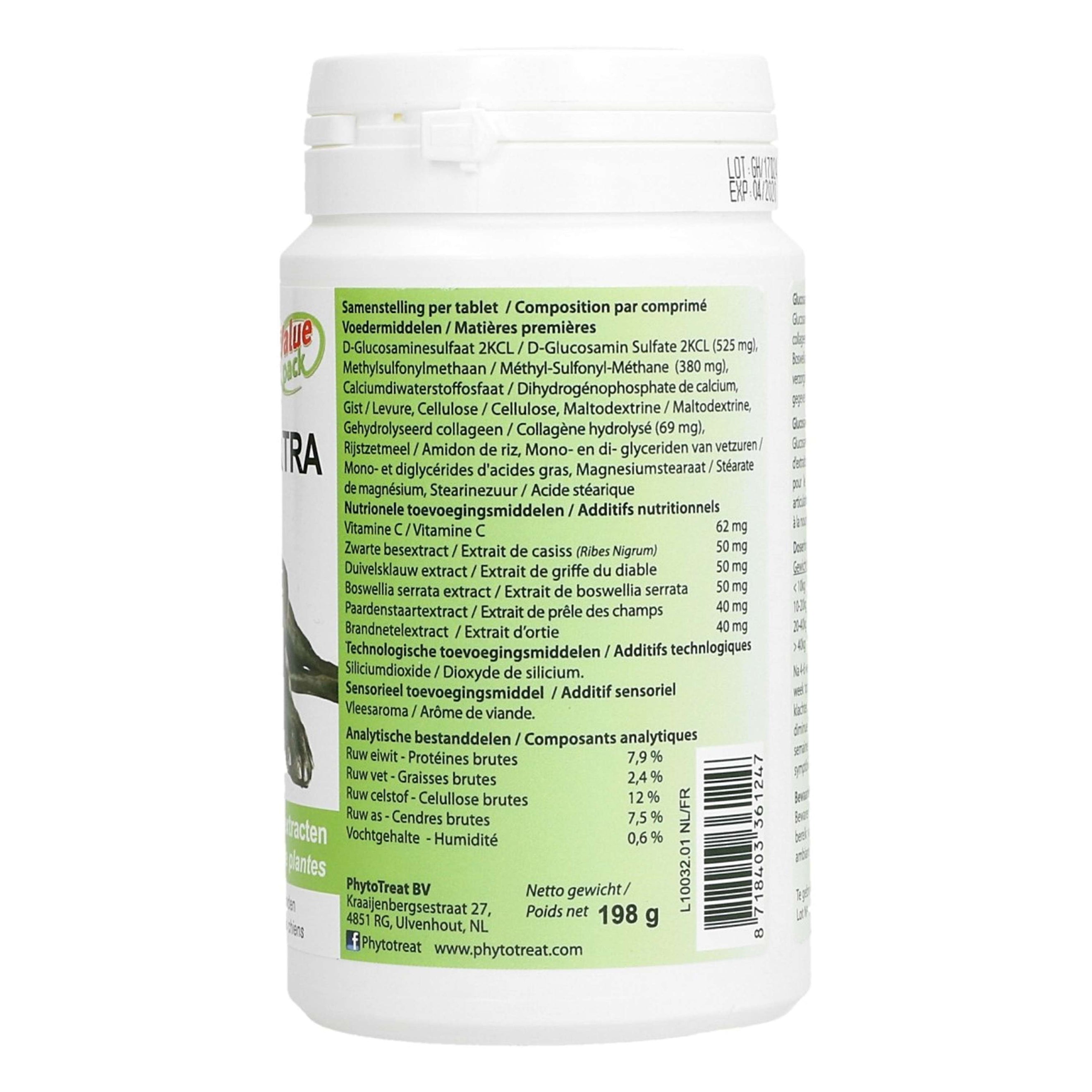 PhytoTreat Glucosamine-Extra Chien PhytoTreat Glucosamine-Extra Chien