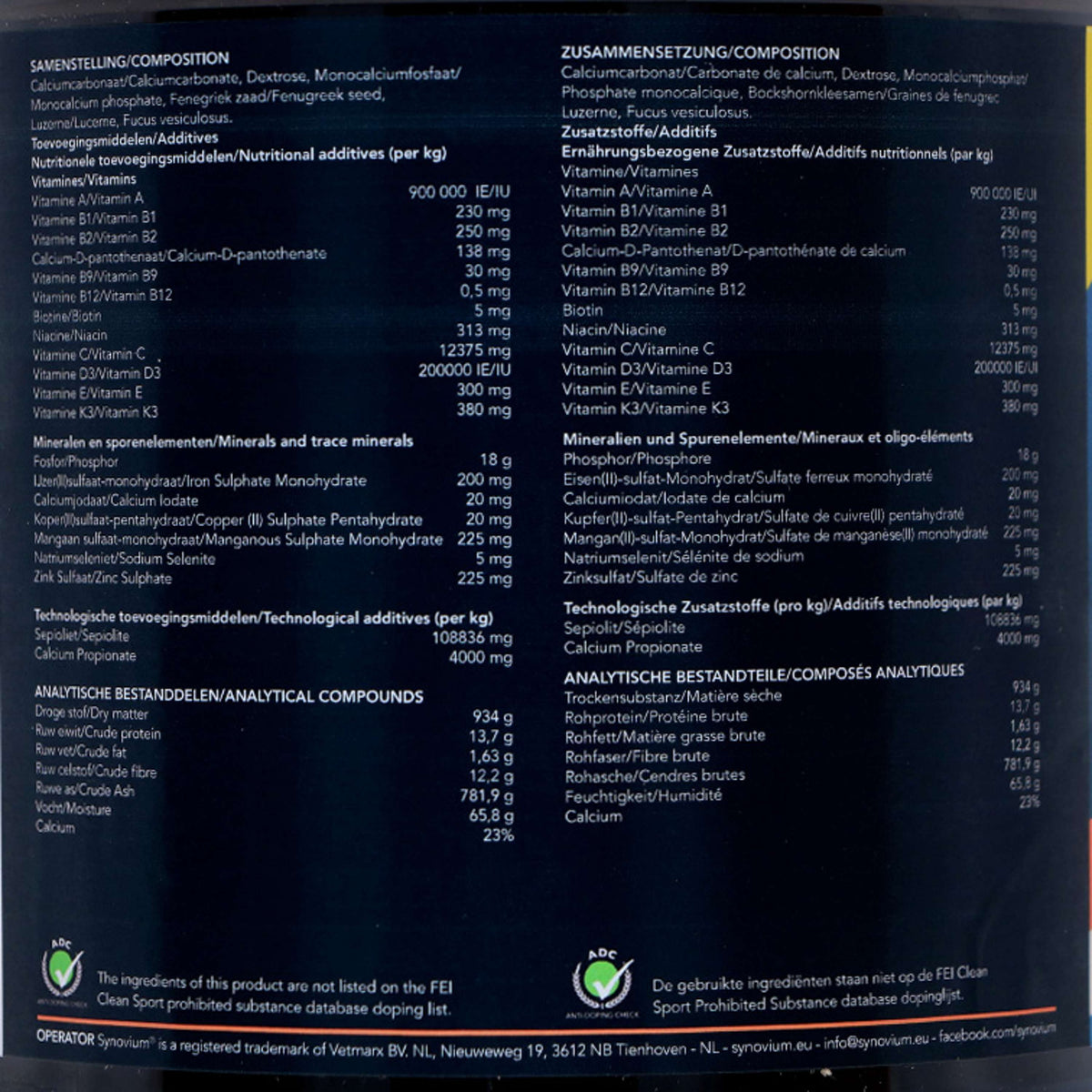 Synovium Prefit