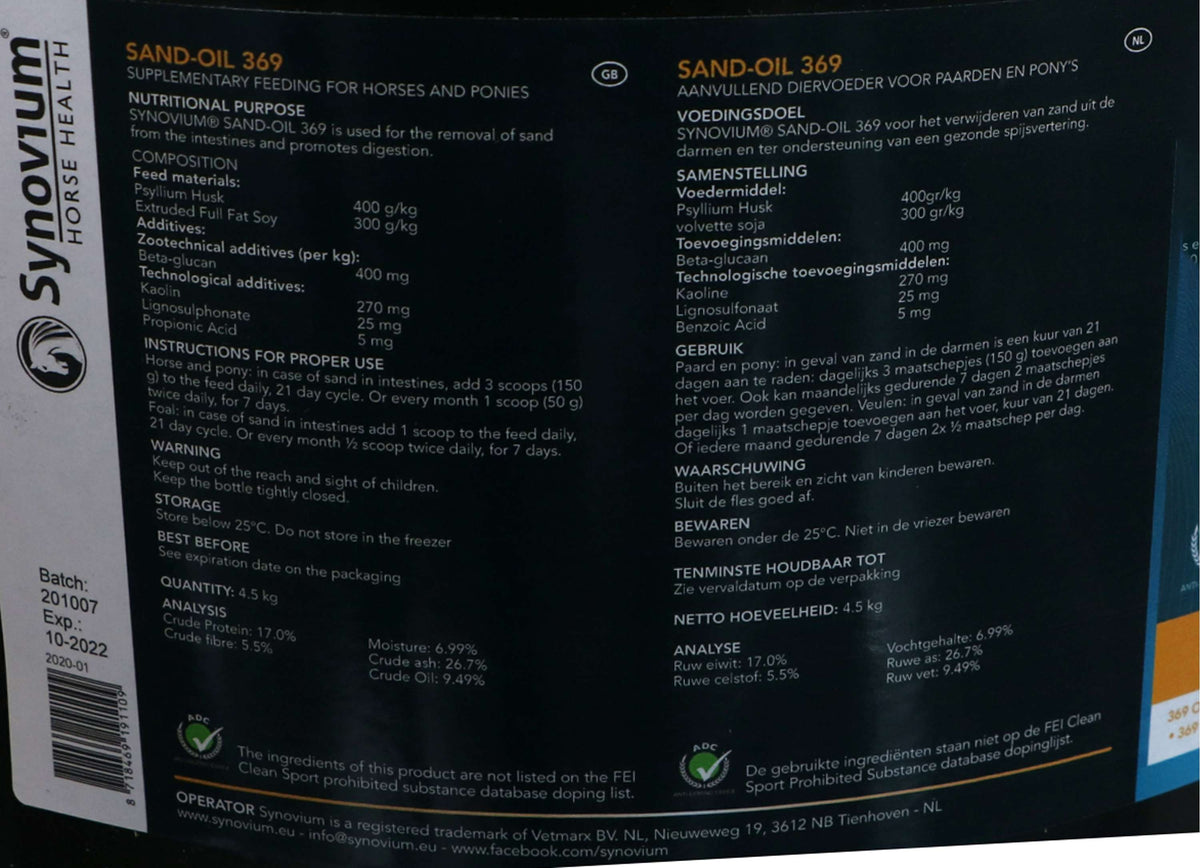 Synovium Sand-Oil