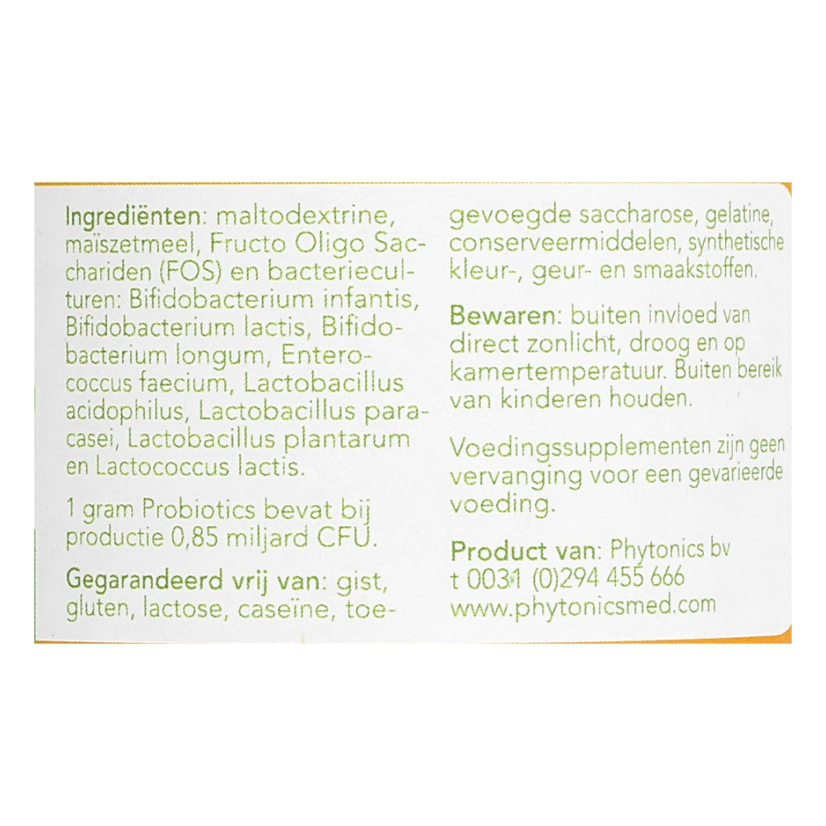 Phytonics Probiotiques
