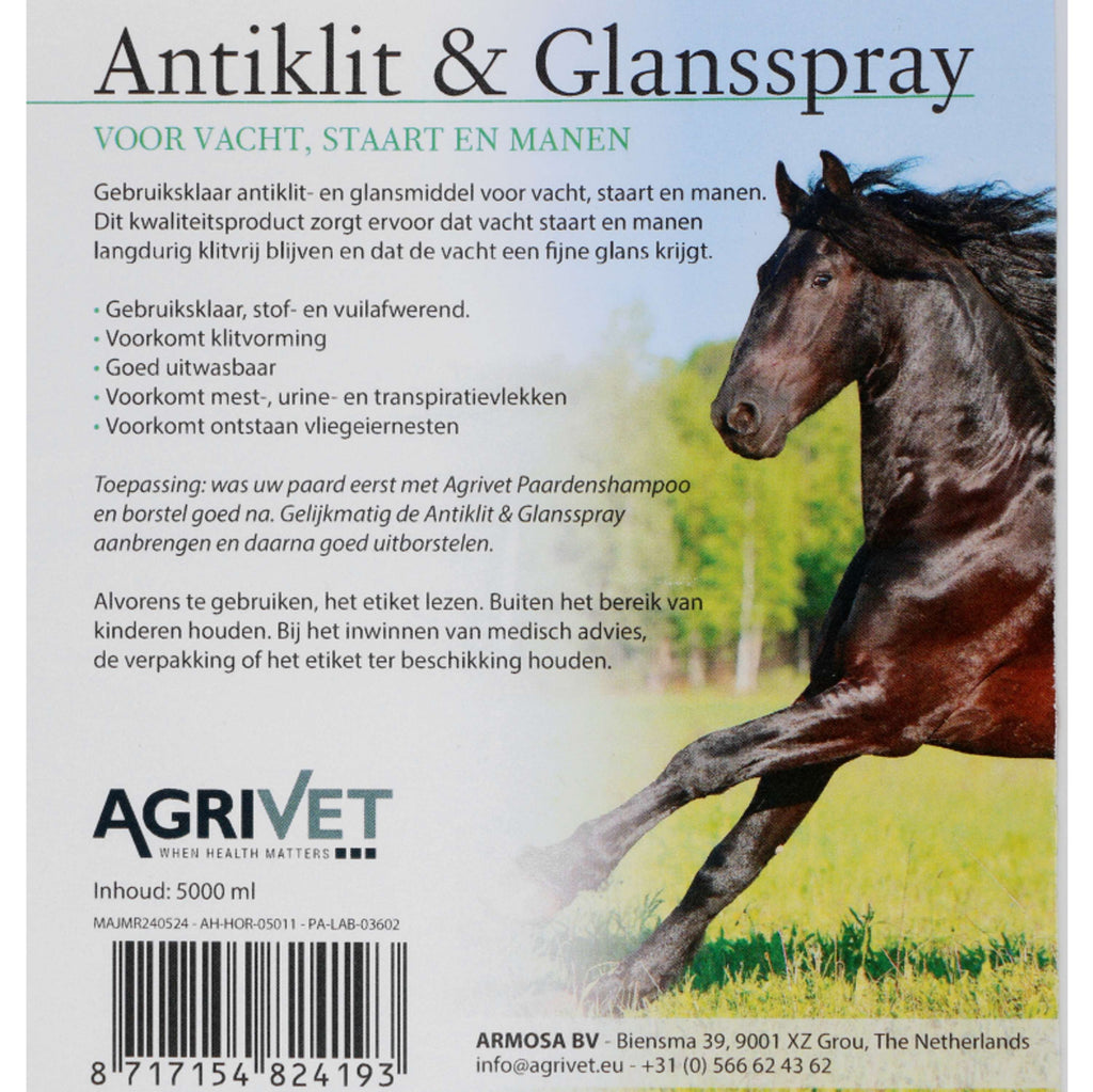 Agrivet Spray Démêlant/Brillance