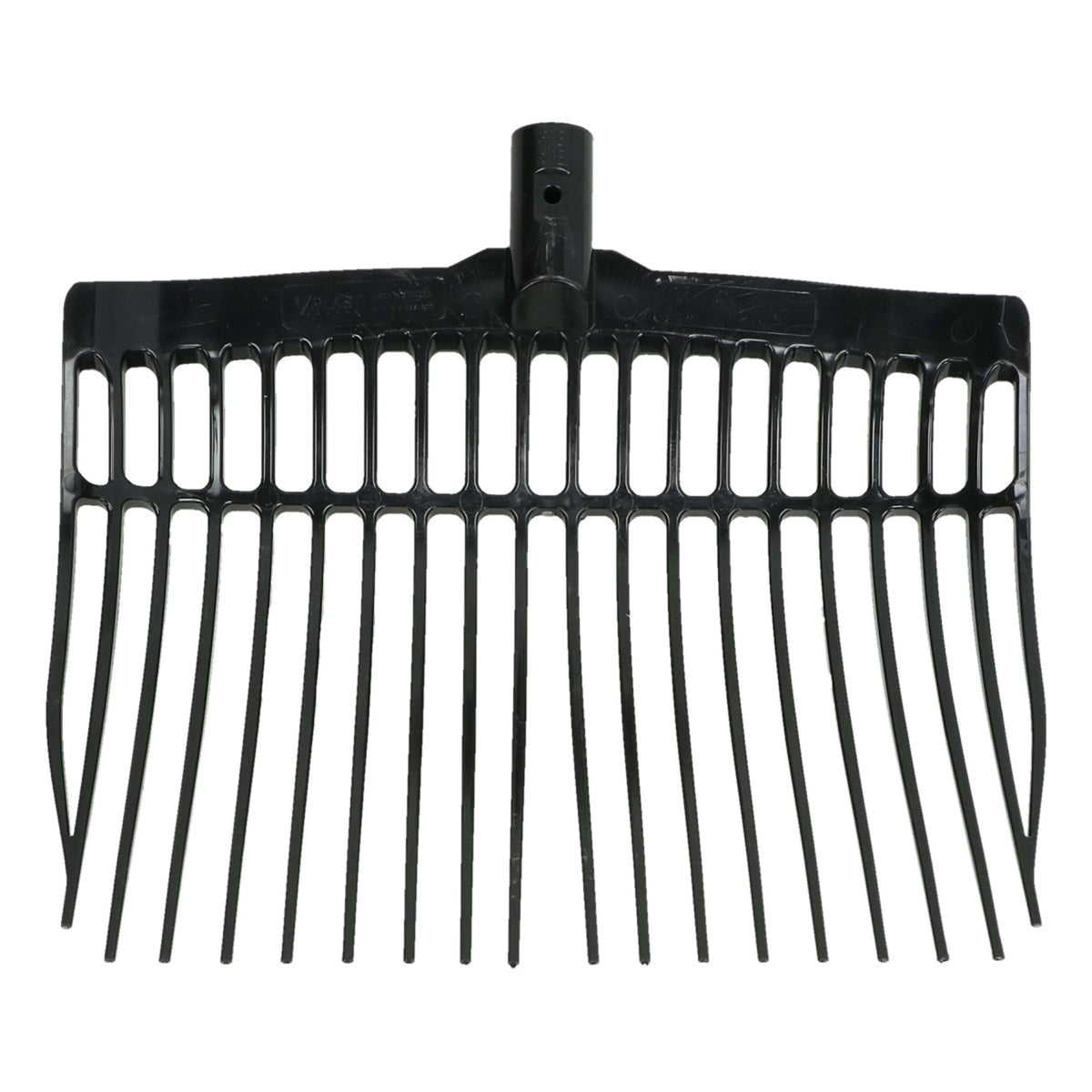Vplast Fourche à Fumier Plastique sans Manche Noir