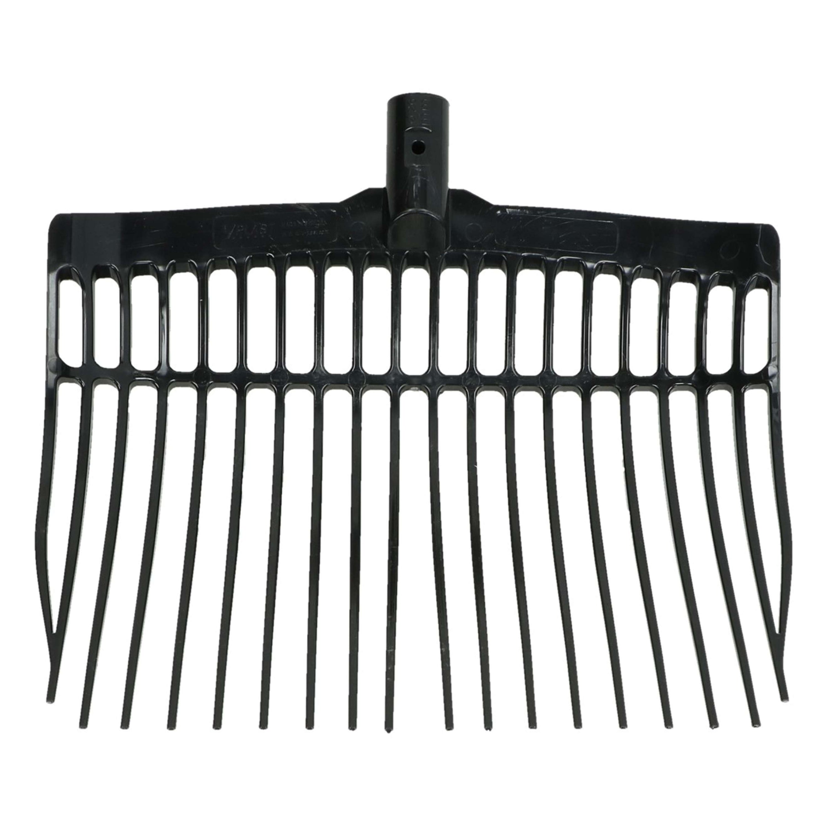 Vplast Fourche à Fumier Plastique sans Manche Noir