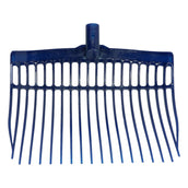 Vplast Fourche à Fumier Plastique sans Manche Bleu