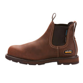 Ariat Jodhpurs Groundbreaker Chelsea Waterproof Steel Toe Hommes Marron