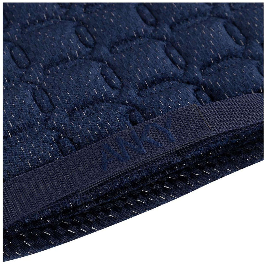 ANKY Tapis de Selle Check Velvet XB25003 Dressage Midnight Blue