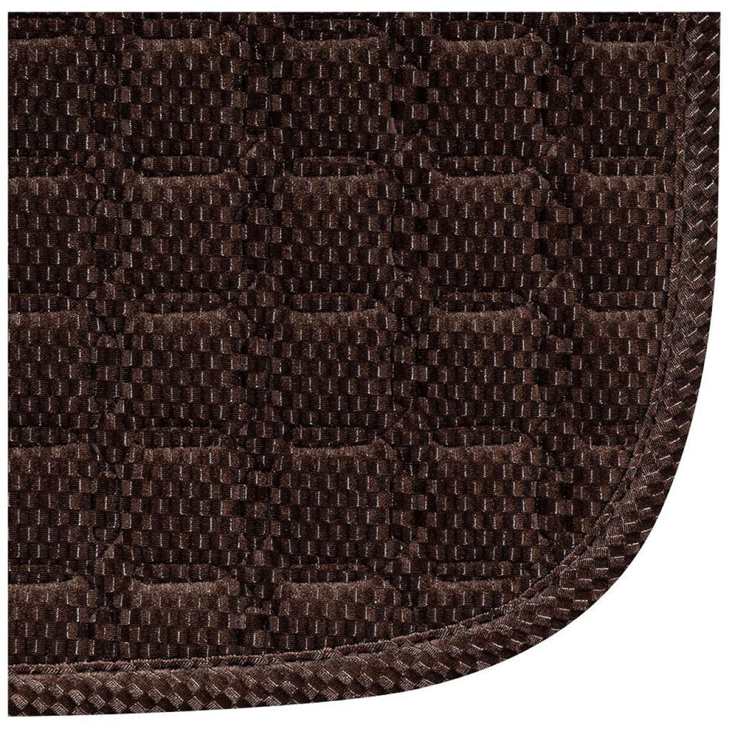 ANKY Tapis de Selle Check Velvet XB25003 Dressage Deep Taupe