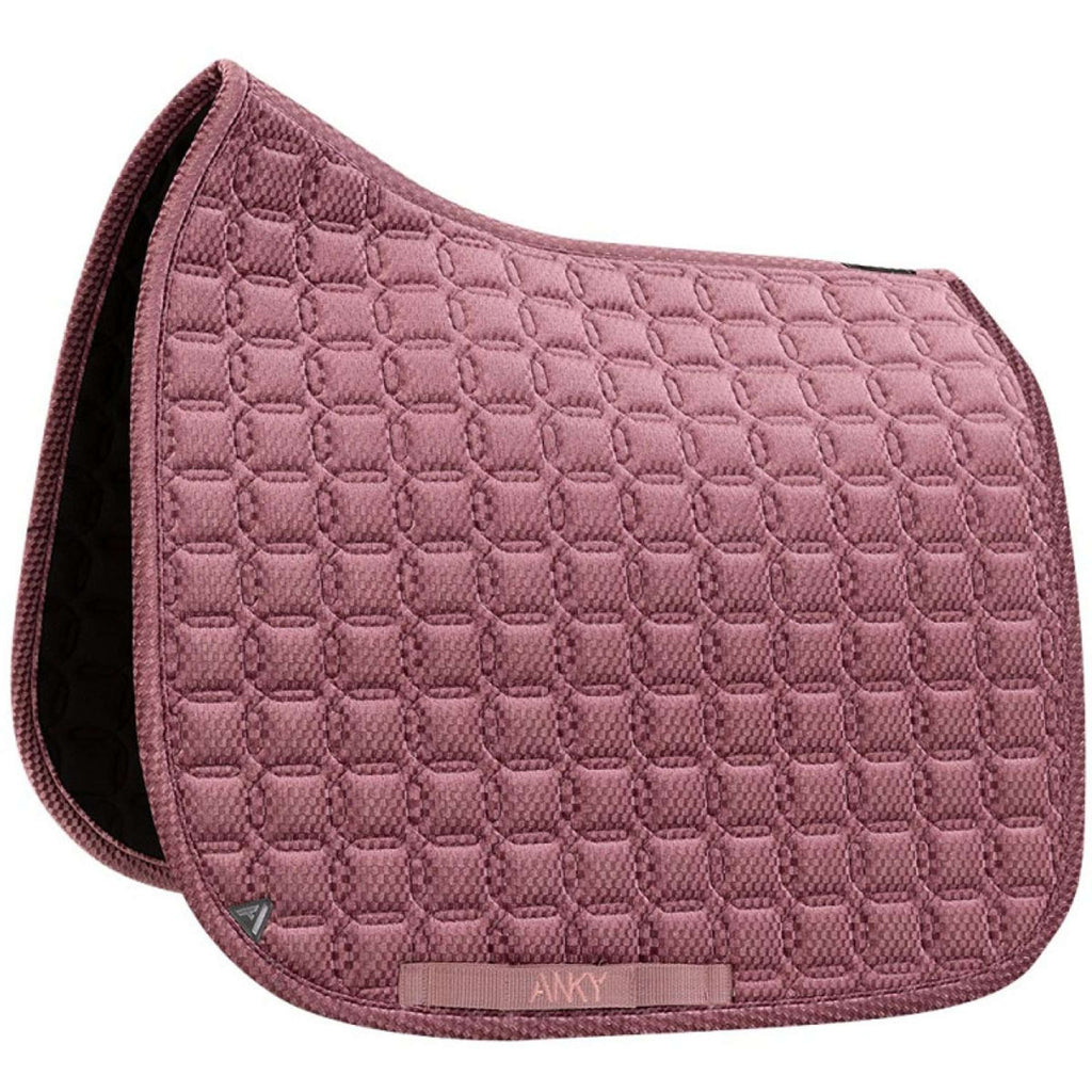 ANKY Tapis de Selle Check Velvet XB25003 Dressage Mellow Mauve