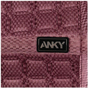 ANKY Tapis de Selle Check Velvet XB25003 Dressage Mellow Mauve