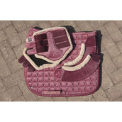 ANKY Tapis de Selle Check Velvet XB25003 Dressage Mellow Mauve
