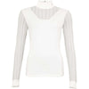 ANKY T-shirt de Concours Mesh Longues Manches Blanc