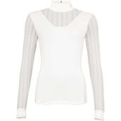 ANKY T-shirt de Concours Mesh Longues Manches Blanc