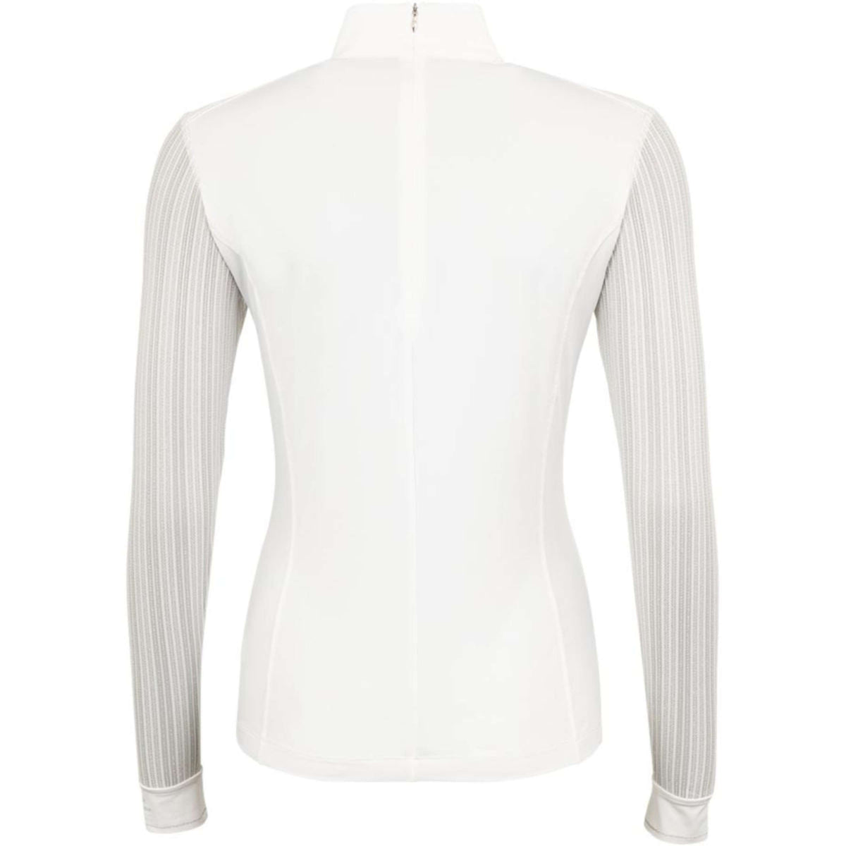 ANKY T-shirt de Concours Mesh Longues Manches Blanc