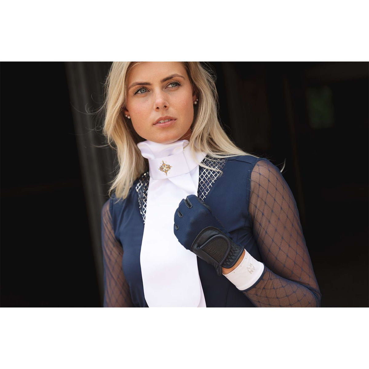 ANKY Plastron Prospect C-Wear ATP25501 Blanc/or
