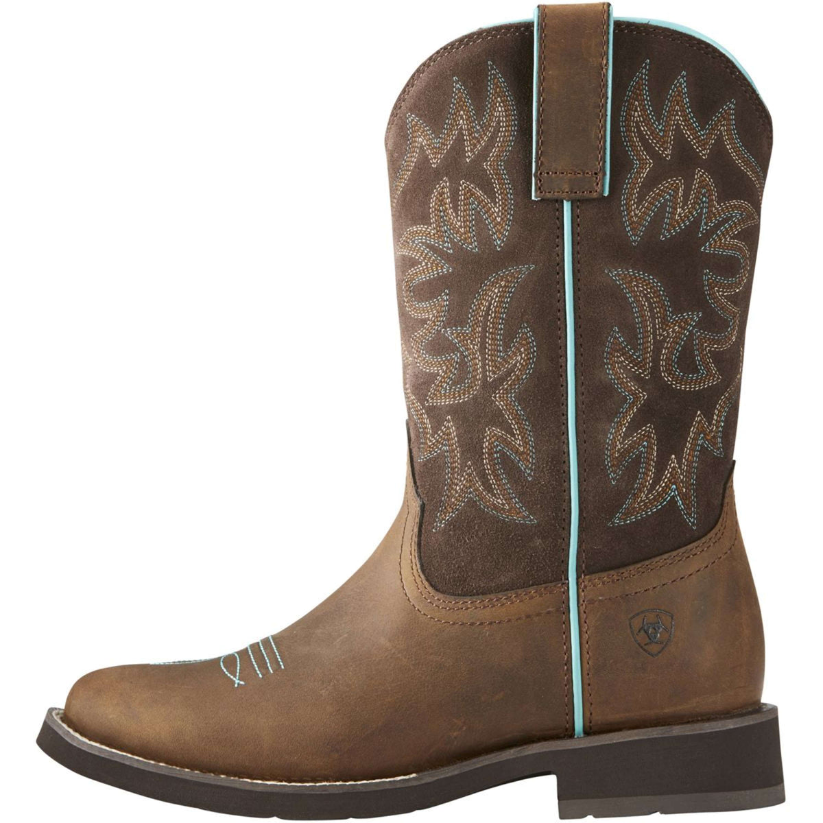 Ariat Bottes Western Delilah Round Toe Distressed Brown