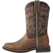 Ariat Bottes Western Delilah Round Toe Distressed Brown
