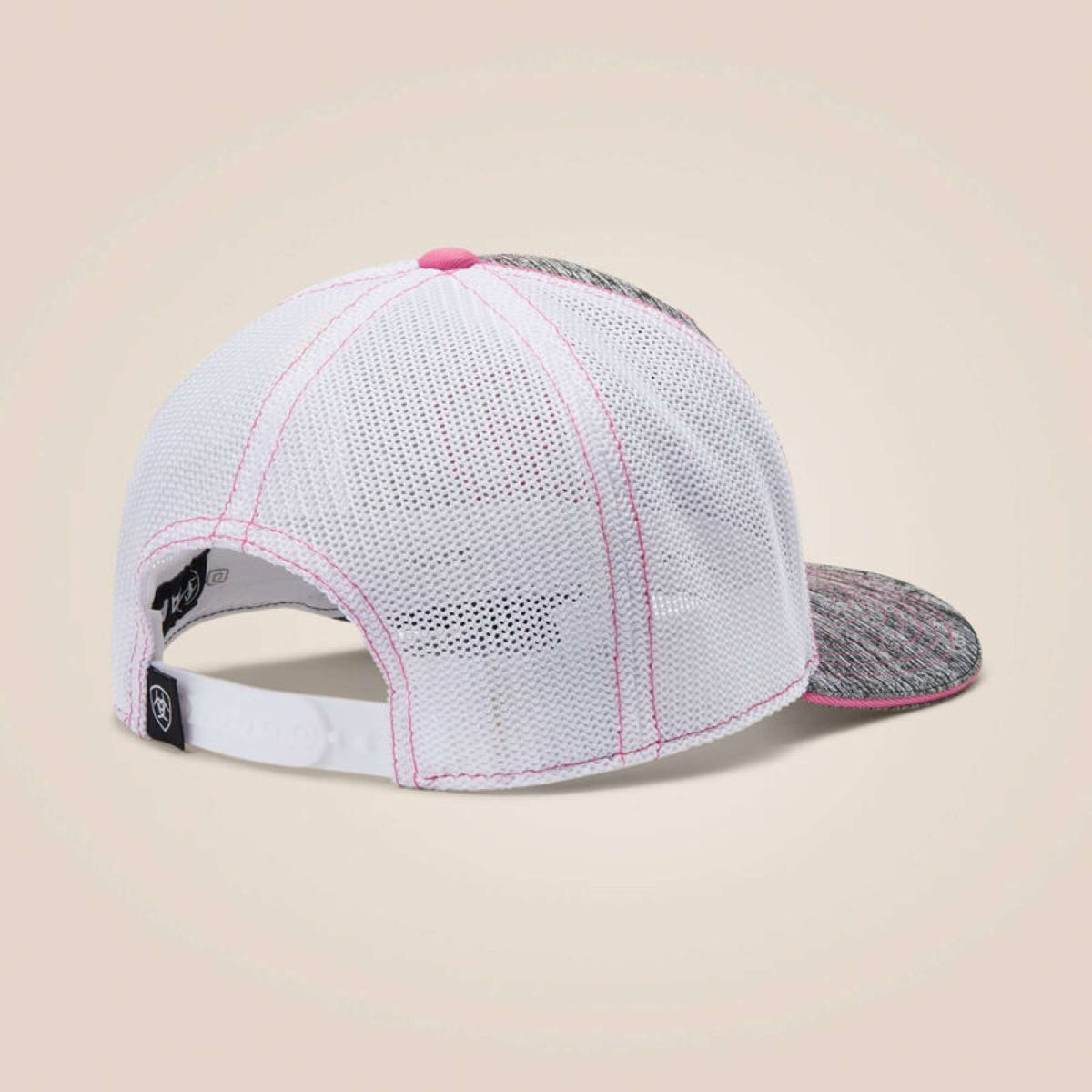Ariat Casquette Offset Shield Logo Gris/Rose
