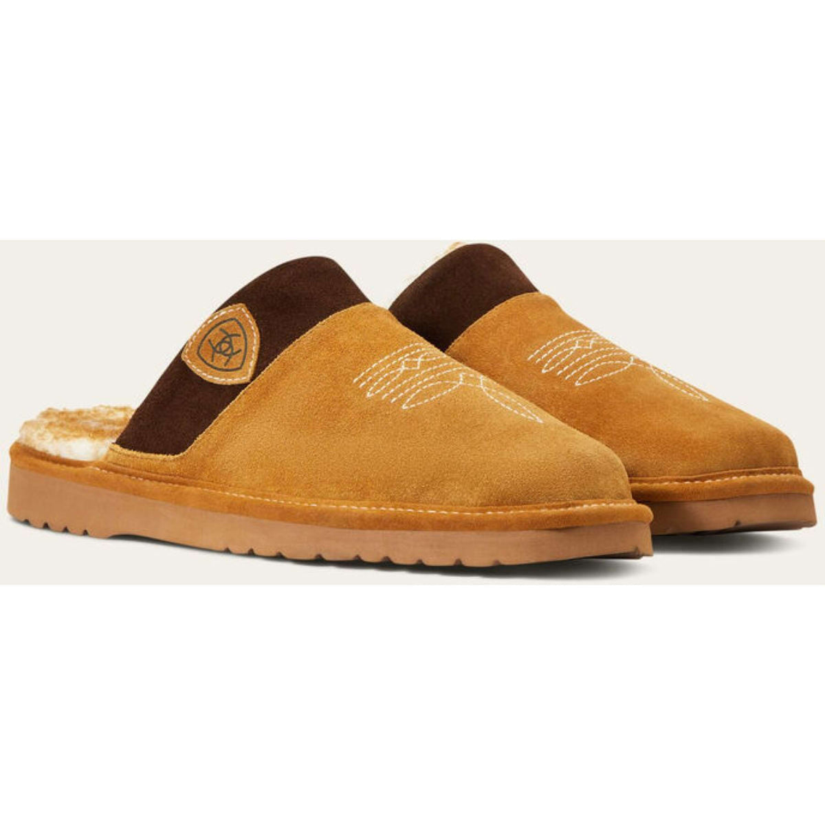 Ariat Pantoufle Silversmith Hommes Châtaigne
