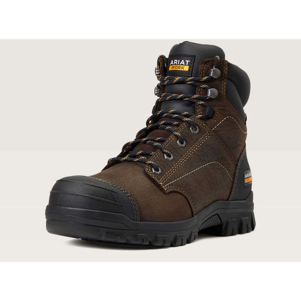Ariat Chaussures d’extérieur Treadfast Waterproof Steel Toe Femme Marron foncé