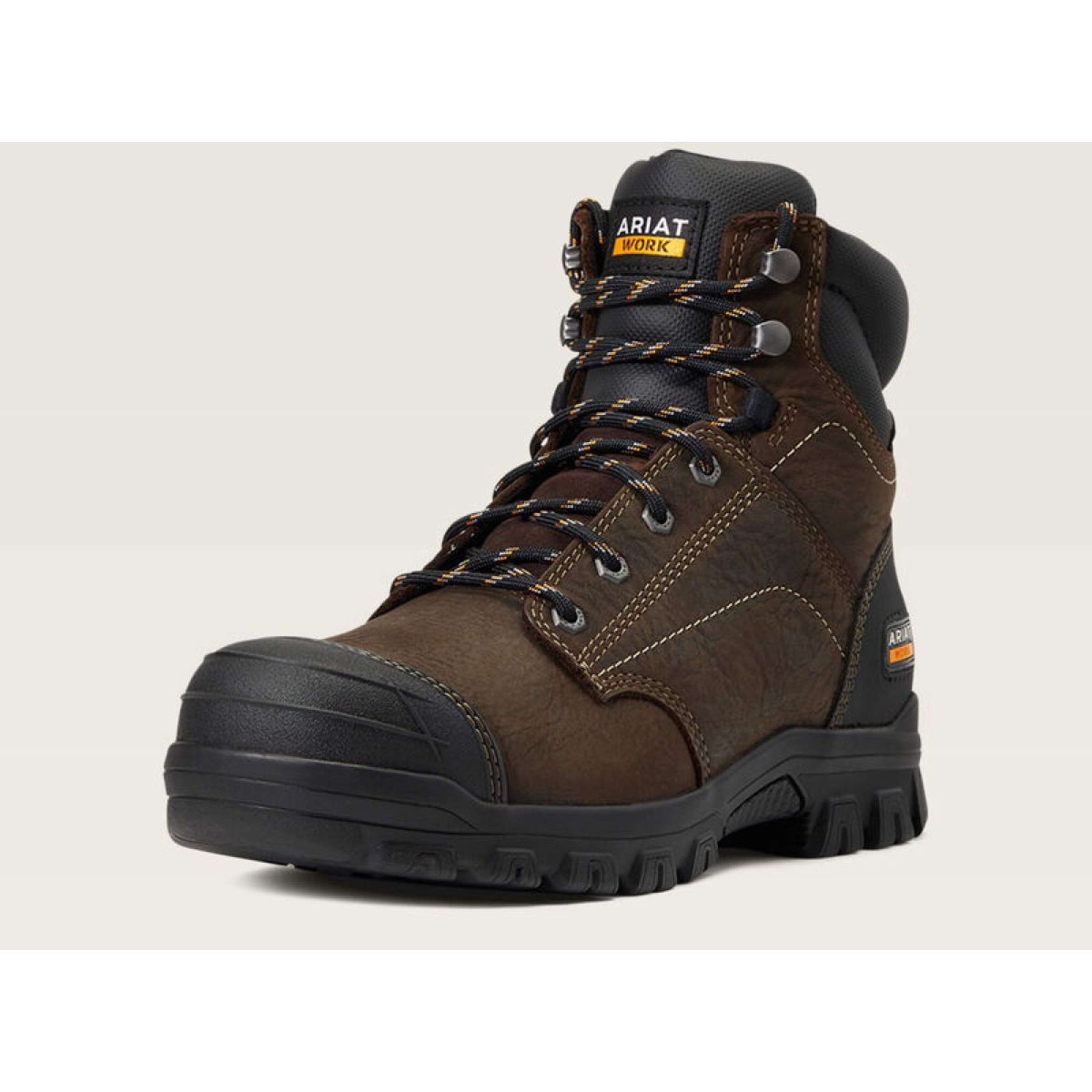 Ariat Chaussures d’extérieur Treadfast Waterproof Steel Toe Femme Marron foncé