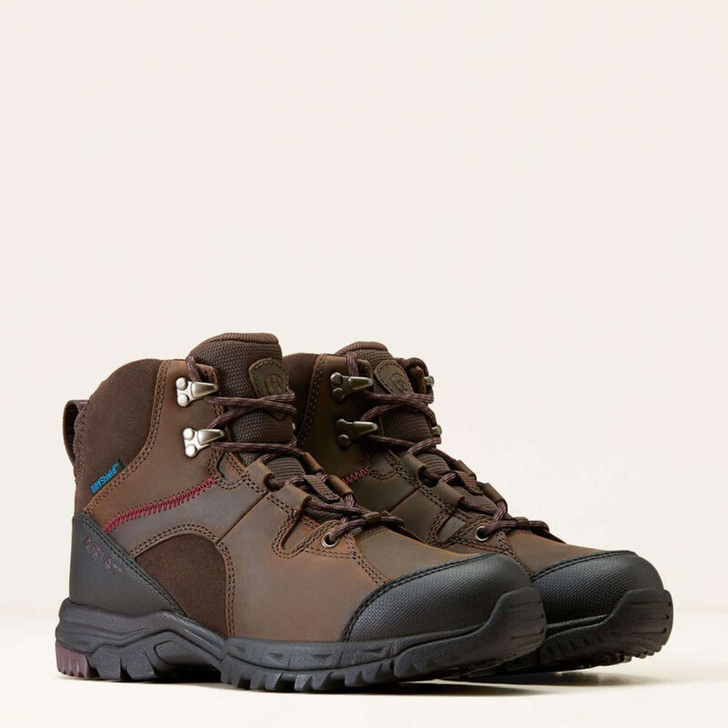 Ariat Chaussures d’extérieur Skyline Mid Waterproof Femme Marron chocolat