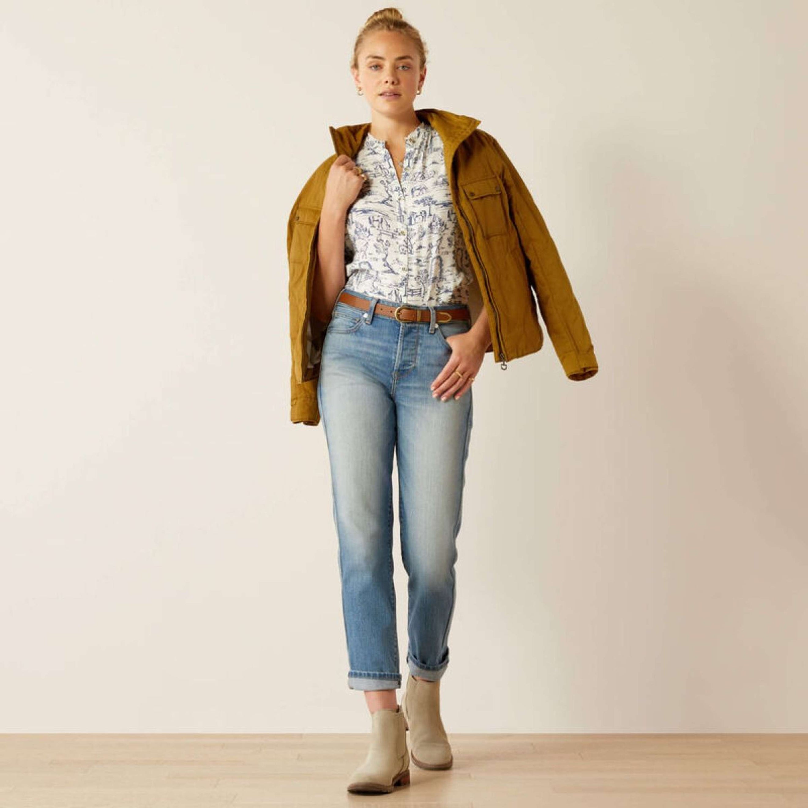 Ariat Jeans High Rise Bridle Slim Straight Leg Femme Abeline Ariat Jeans High Rise Bridle Slim Straight Leg Femme Abeline