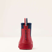 Ariat Chaussures d'Écurie Kelmarsh Shortie Femme Rouge Team/Bleu Marine