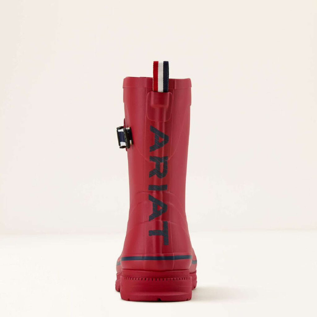 Ariat Bottes de pluie Kelmarsh Mid Femme Rouge Team/Bleu Marine