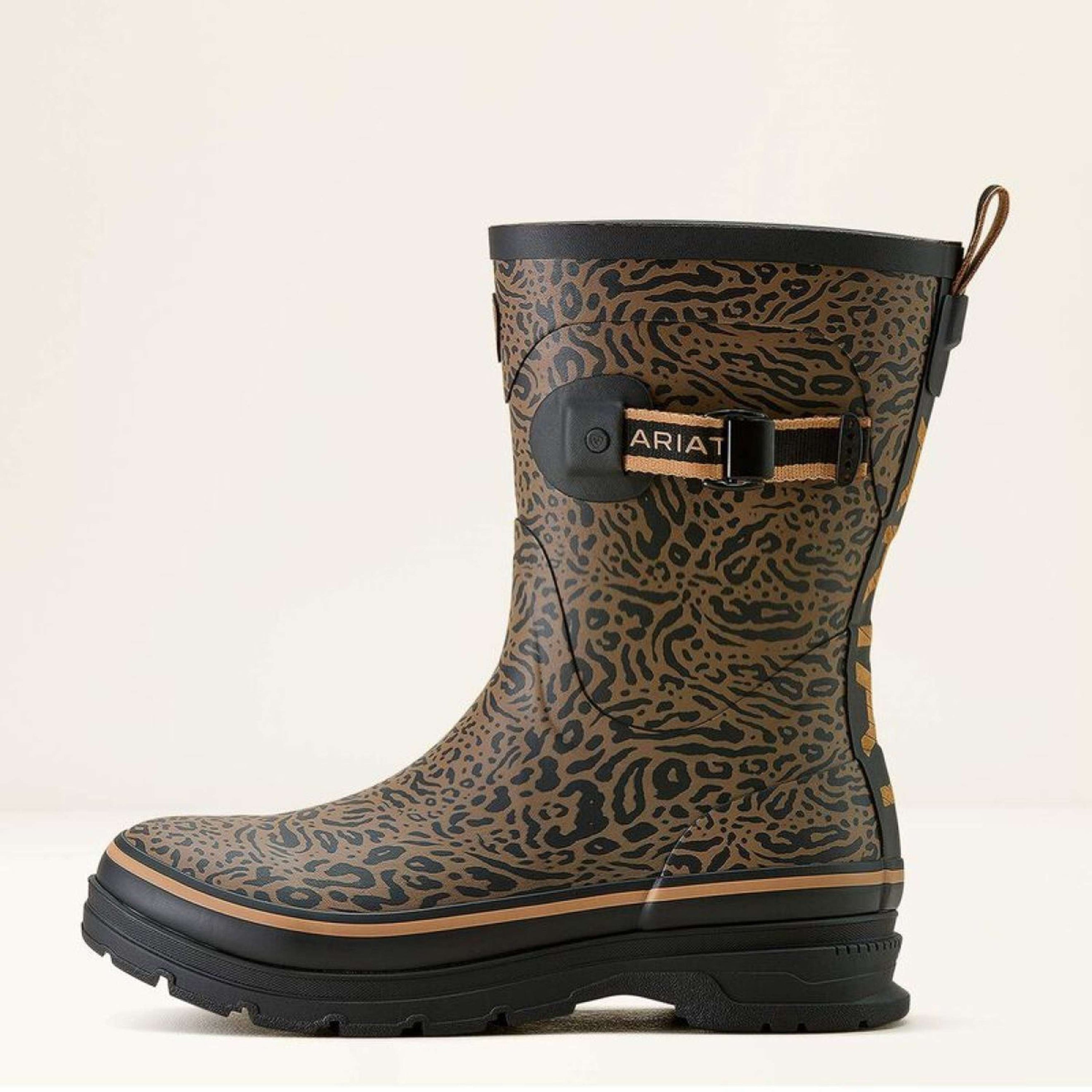Ariat Bottes de pluie Kelmarsh Mid Femme Ocelot Print Ariat Bottes de pluie Kelmarsh Mid Femme Ocelot Print