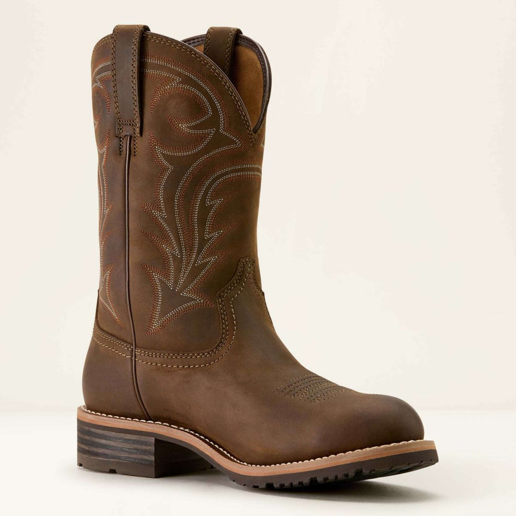 Ariat Bottes Western MNS Hybrid Rancher H2O Distressed Brown