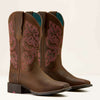 Ariat Bottes Western Round Up Wide Square Toe Sassy Brown