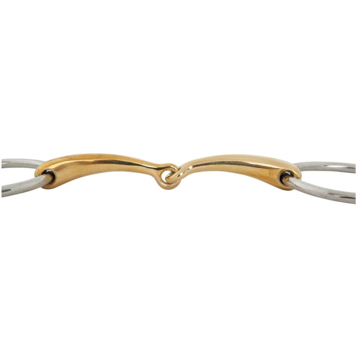 BR Mors de Filet Caoutchouc Soft Contact Courbé 12mm