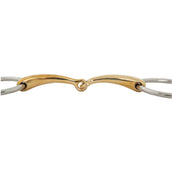 BR Mors de Filet Caoutchouc Soft Contact Courbé 12mm