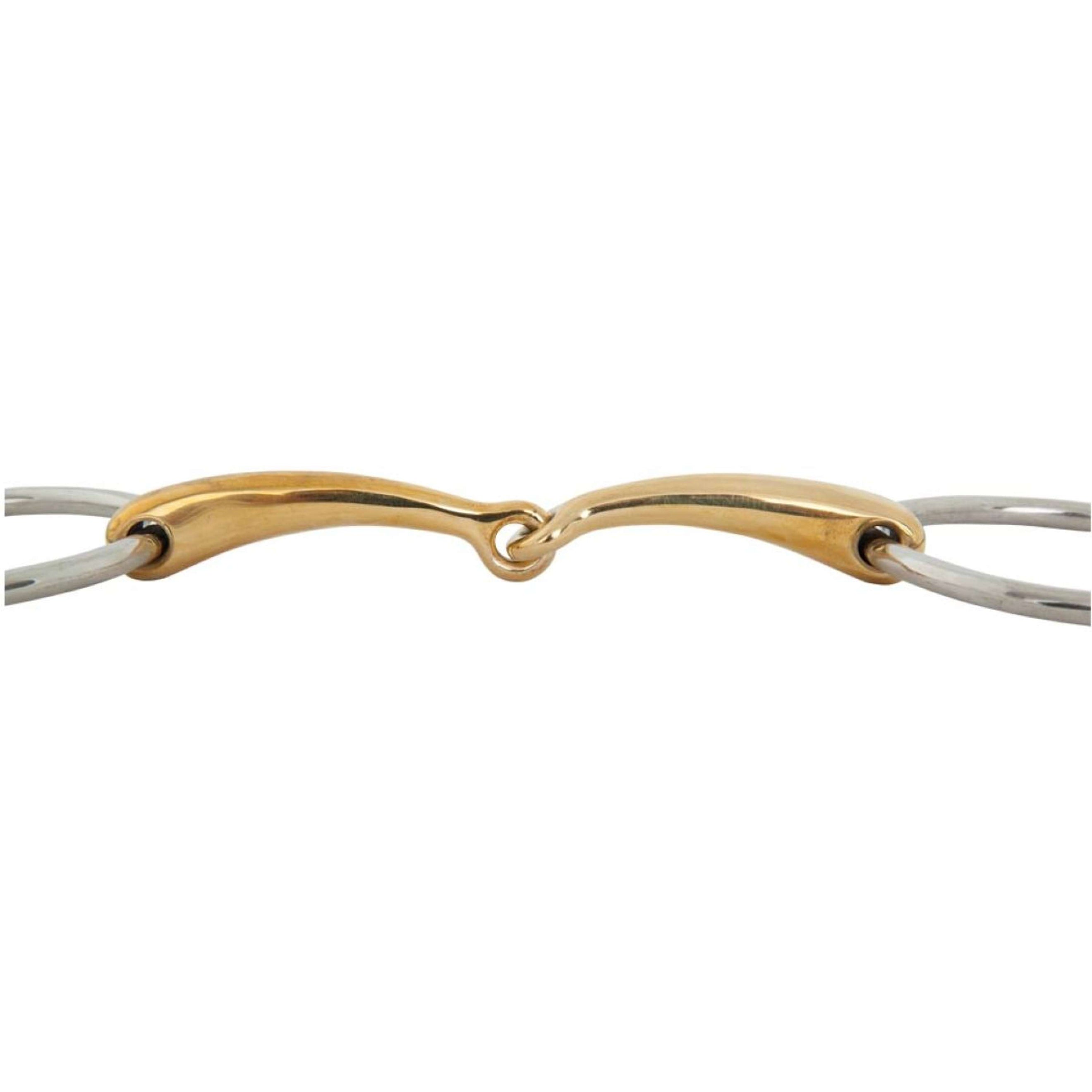 BR Mors de Filet Caoutchouc Soft Contact Courbé 12mm BR Mors de Filet Caoutchouc Soft Contact Courbé 12mm