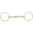 BR Mors de Filet Soft Contact Double Brisure Courbé 12mm